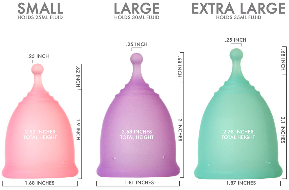 Pixie Cup Size-Chart