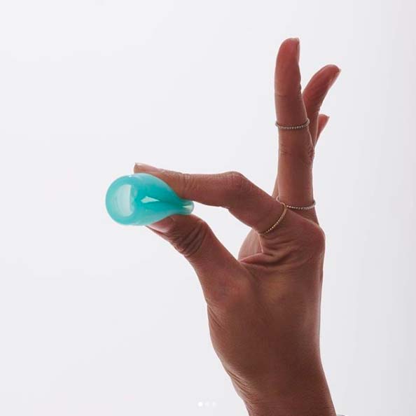 menstrual cup folds: the punch-down fold