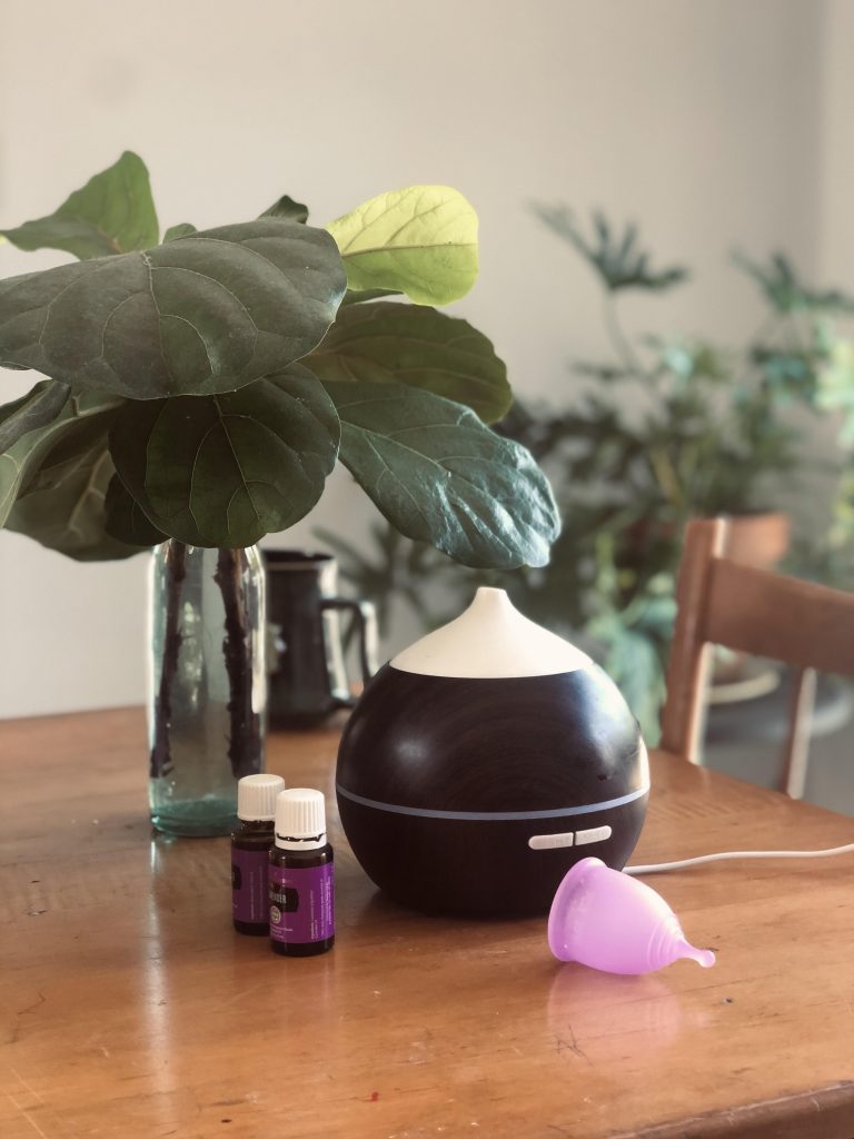 essential oils and diffuser