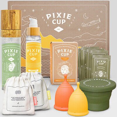 Pixie Menstrual Cup - Pixie Cup Starter Kit