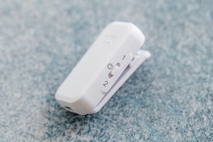 You can choose between 40 intensity levels and 2 different pulsing modes.